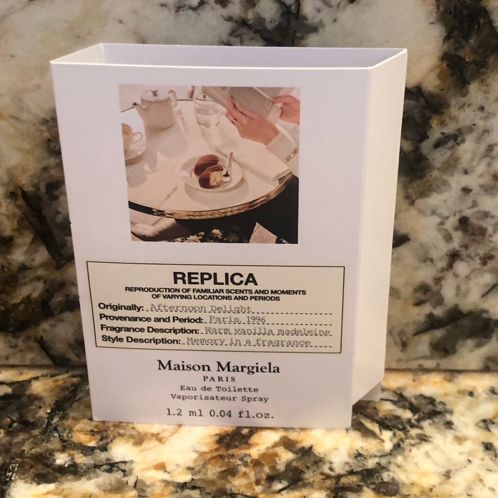 Afternoon Delight Maison Margiela Perfume Sample Vial Spray Card